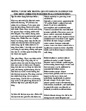 Những vấn đề môi trường quan tâm hàng đầu hiện nay phiên dịch- Trường Đại học Ngoại ngữ- Đại học Quốc gia Hà Nội