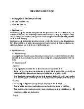 Đề cương môn học Xã hội học đô thị |Trường Đại học Kinh doanh và Công nghệ Hà Nội