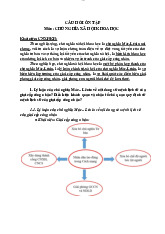 Câu Hỏi Ôn Tập Môn Chủ nghĩa xã hội khoa học | Đại học Mỹ thuật Công nghiệp