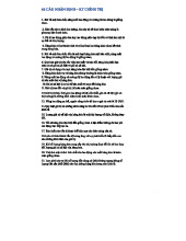 66 Câu Nhận Định về KT Chính Trị: Khái Niệm và Quy Luật Nền Kinh Tế