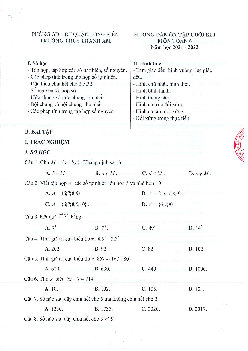 Hướng dẫn ôn tập học kì 1 Toán 6 năm 2021 – 2022 trường THCS Thanh Am – Hà Nội