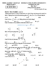 Đề giữa kì 1 Toán 7 năm 2024 – 2025 phòng GD&ĐT Vụ Bản – Nam Định
