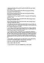 Bài tập về nhà số 2 môn Thị trường chứng Khoán | Học viện Ngân Hàng