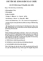 Chủ đề 1: Tổng quan về dòng điện xoay chiều và bài tập thực hành môn Vật lý đại cương 2  | Học viện Công Nghệ Bưu Chính Viễn Thông
