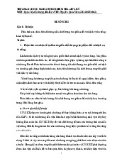 Đề kiểm tra giữa kỳ môn Quản trị chất lượng  | Trường đại học Mở Hà Nội