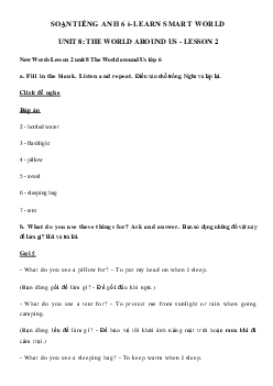 Tiếng Anh lớp 6 Unit 8 lesson 2 - Smart World