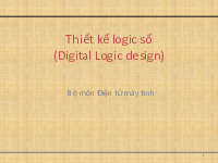 Thiết kế logic số  (Digital Logic design) môn Kiến thức máy tính | Đại học Bách Khoa Hà Nội
