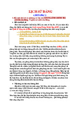 Bài tập chương 1: Cương lĩnh chính trị và ý nghĩa môn Lịch sử Đảng | Trường Đại học Thủy Lợi