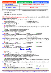 Đề Tổng Ôn Lý Thuyết - Thtpqg 2025 | Hóa học 12