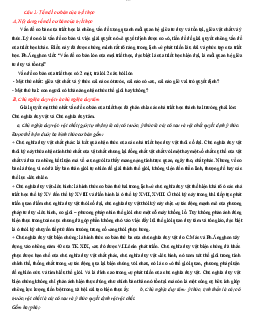 Đề cương môn triết học  - Lecture notes 1,2,4 môn Triết học Mác -Lênin | Đại học sư phạm Hà nội 