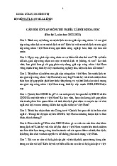 Top những câu hỏi tự luận hay nhất có đáp án môn Triết học Mac-Lenin - Học Viện Kỹ Thuật Mật Mã