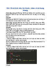 Giải SGK Tin học 12 Cánh diều Bài 5: Chèn hình ảnh, âm thanh, video và sử dụng khung