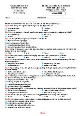 Đề KSCL Thi Tốt Nghiệp 2026 Môn Lịch Sử Cụm Trường Bắc Ninh Lần 1 Có Đáp Án