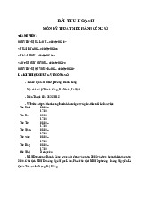 Bài Thu Hoạch Kỹ Thuật Điều Hành Công Sở | Môn Kỹ thuật điều hành công sở - Học viện Hành chính Quốc gia