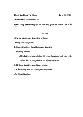 Mô Hình Hóa Quy Trình Hoạt Động và Giao Dịch | Phân tích thiết kế hệ thống | Trường Đại học Thủ Dầu Một