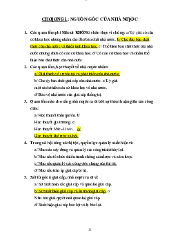 Câu hỏi trắc nghiệm môn lý luận nhà nước và pháp luật ( có đáp án)
