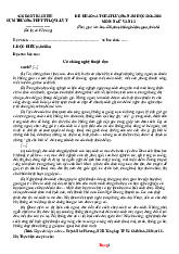 Đề Thi Thử Tốt Nghiệp THPT 2026 Ngữ Văn Liên Trường Bắc Ninh Lần 1 Có Đáp Án