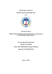 Viết một bài luận liên hệ bản thân (reflective essay) liên quan tới 3 hoạt động Quản trị nguồn nhân lực  - Môn Quản trị nhân lưc| Đại học Kinh Tế Quốc Dân