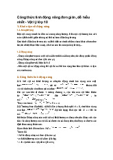 Công thức tính động năng đơn giản, dễ hiểu nhất - Vật lý lớp 10