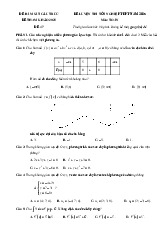 Đề thi thử tốt nghiệp THPT 2025 môn Toán bám sát đề minh họa - Đề 47