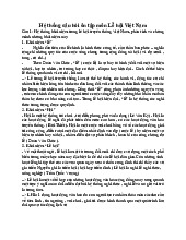 Đề Cương Ôn Tập Môn Lễ hội Việt Nam | Đại học Văn hóa Hà Nội