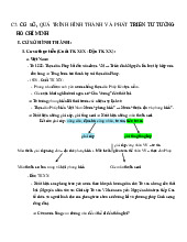 Tóm tắt chương 2 tư tưởng HCM Môn Tư tưởng Hồ Chí Minh | Trường Đại học Tài chính - Marketing