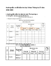 Hướng dẫn ra đề kiểm tra lớp 5 theo Thông tư 27 năm 2024-2025