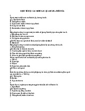 TOP câu hỏi trắc nghiệm phần các bệnh lây qua đường tiêu hóa có đáp án | Môn Dịch tễ học - Đại học Hòa Bình