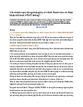 Chi nhánh mua hàng nhưng trụ sở chính thanh toán có được khấu trừ thuế GTGT không?