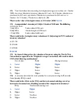 Câu 151 - 179 - Câu 151 - 179 môn kế toán tài chính doanh nghiệp | Đại học Điện lực