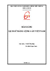Bài giảng môn Lịch sử Đảng | Học viện Công Nghệ Bưu Chính Viễn Thông