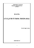 Bài giảng môn Lý luận thể dục thể thao trong trường học | Trường Đại học Đồng Tháp