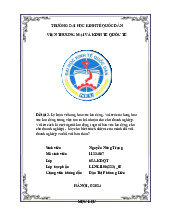 Bài luận kinh tế chính trị - Kinh tế Chính trị Mác-Lê Nin (KTCT01) | Đại học kinh tế quốc dân NEU