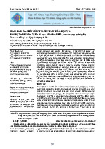 Bước đầu nghiên cứu thành phần hóa học và tác dụng kháng viêm In Vitro của lá khế | Đại học Thái Nguyên