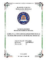 Nghiên cứu các yếu tố ảnh hưởng đến quyết định tham gia hoạt động tình nguyện của sinh viên Đại học Thương Mại | Bài thảo luận Phương pháp nghiên cứu khoa học