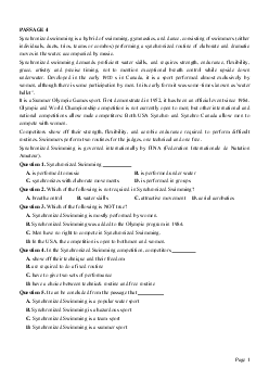 PASSAGE 4_Theme 4. Sport (Thể thao)