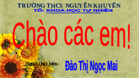 Giáo án điện tử Khoa học tự nhiên 7 bài 13 Chân trời sáng tạo : Độ to và độ cao của âm