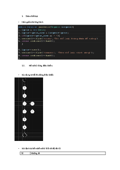 Hướng dẫn xác định dòng điểu khiển, chương trình, dữ liệu
