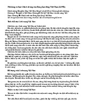 Ôn tập môn LSĐ/ Trường đại học Nguyễn Tất Thành