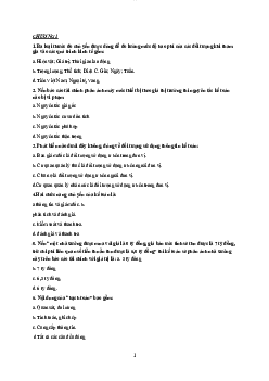 Bộ câu hỏi trắc nghiệm ôn tập học phần Nguyên lý kế toán