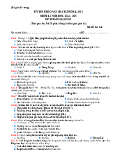 Đề KSCL thi tốt nghiệp Lịch sử 2025 THPT Đội Cấn lần 2 có đáp án