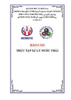 Báo cáo thực tập Xử lý nước thải | Đại học Sư phạm Kỹ thuật Thành phố Hồ Chí Minh