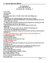 ĐỊA 6 TUẦN 16-18