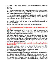 Nhận định và Phân tích Các Quy định Tố tụng hình sự | Môn Luật tố tụng hình sự - Trường Đại học Luật, Đại học Huế