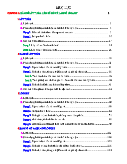 Bài tập hàm số lũy thừa, hàm số mũ và hàm số logarit – Diệp Tuân