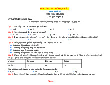 Đề Thi Học Kỳ 2 Toán 8 Chân Trời Sáng Tạo Có Đáp Án Ma Trận Đặc Tả