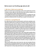 Bài thu hoạch Cảm Tình Đảng cập nhật mới nhất