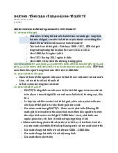Chương I: Tổng Quan về Quan hệ Kinh Tế Quốc Tế | Môn Quan hệ kinh tế quốc tế - Đại học Ngoại Thương