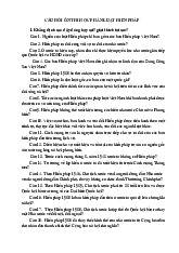 Câu hỏi ôn thi học phần luật hiến pháp | Đại học Nội Vụ Hà Nội