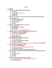 Câu hỏi ôn tập Môn Luật hiến pháp | Đại học Văn hóa Hà Nội